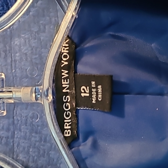 Briggs New York size 12, fully lined 3/4 length sleeve short jacket - Picture 2 of 4